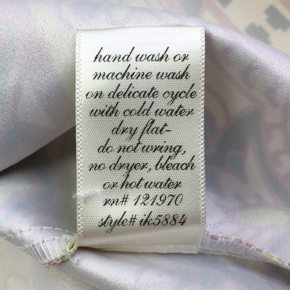 Miami Skirt S Midi Geometric Paisley A-Line *E - Picture 6 of 6